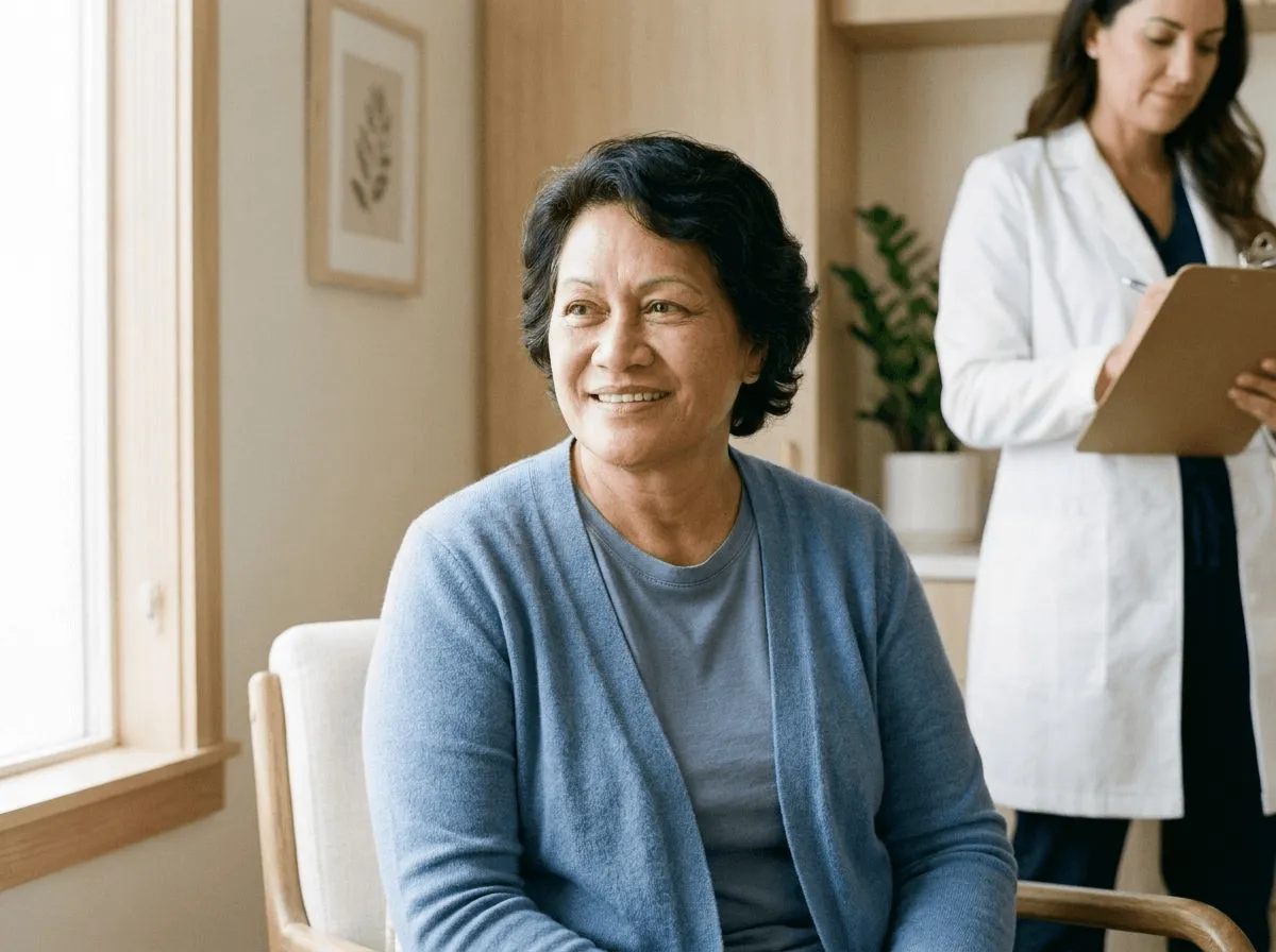 Woman with refined, smooth skin showing renewed vitality