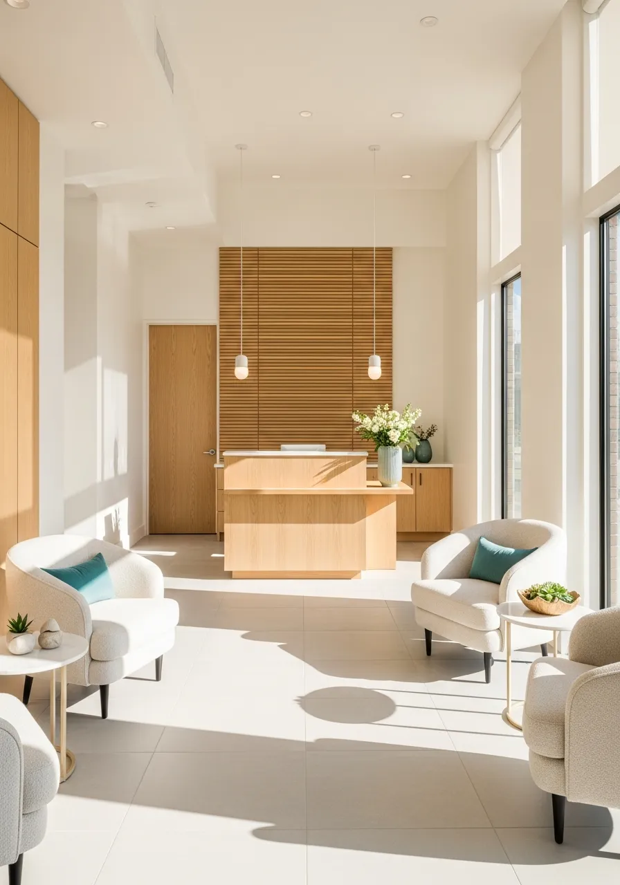 Allen Medical Aesthetics clinic reception in Des Moines, WA