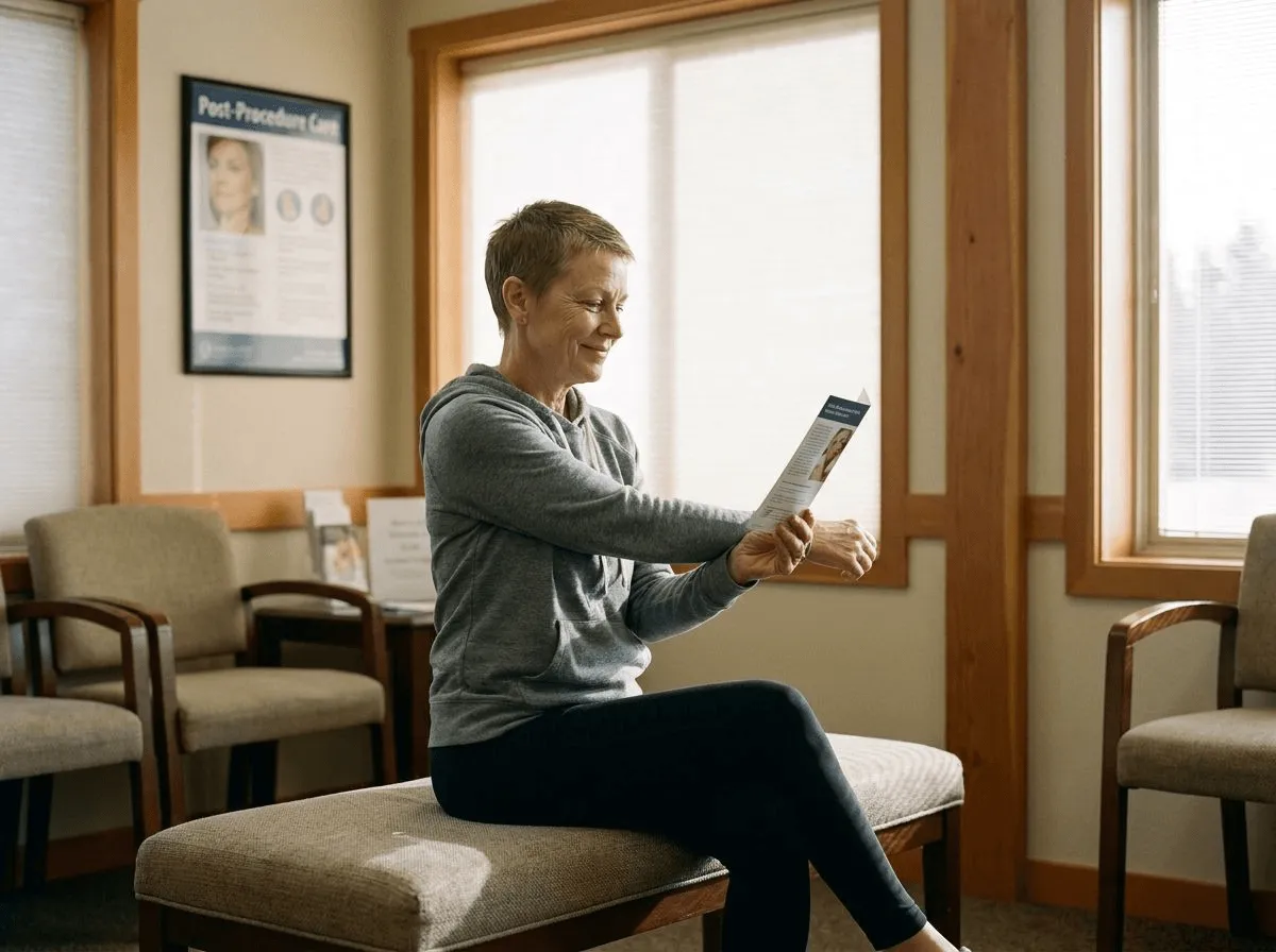Woman stretching before a workout, considering post-Botox exercise guidelines