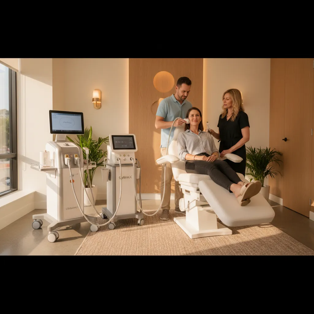 Ultherapy and SylfirmX RF microneedling devices available at Allen Medical Aesthetics