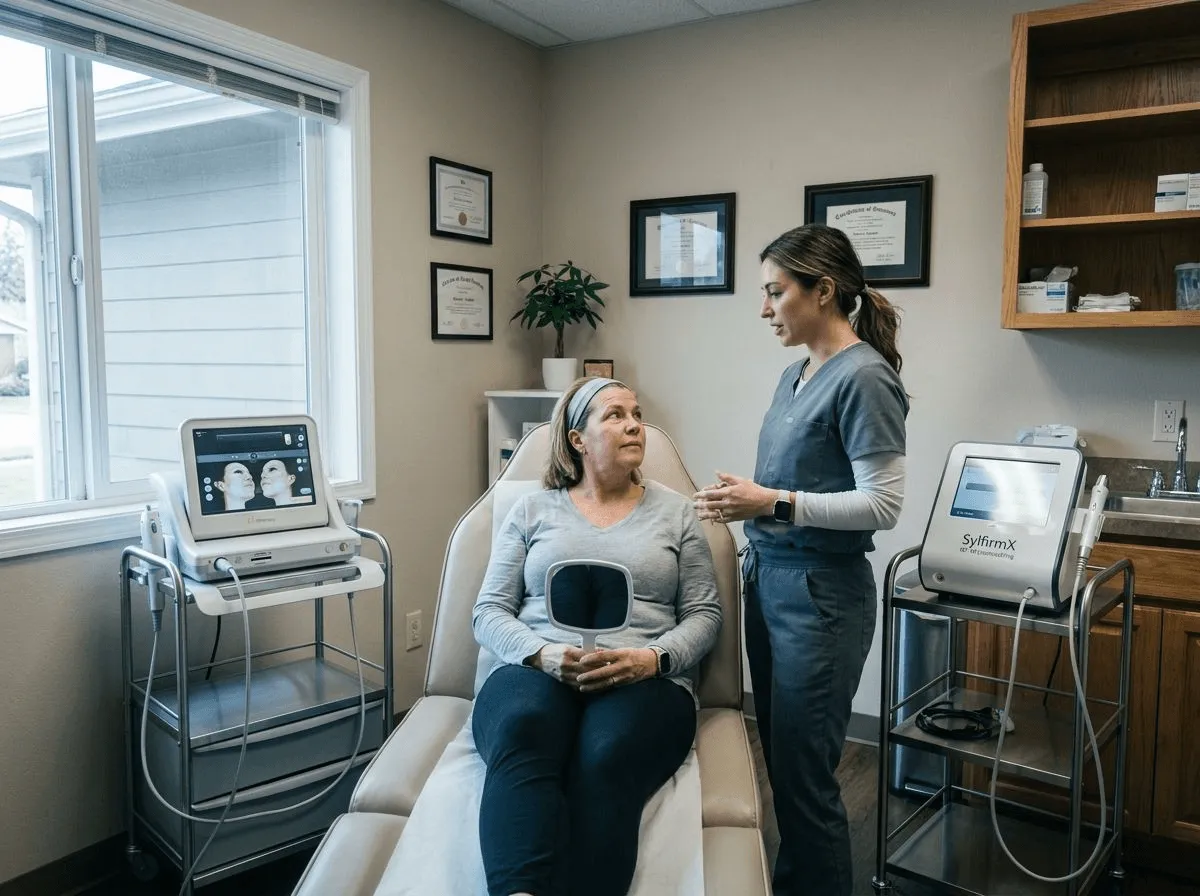 Ultherapy and SylfirmX RF microneedling devices available at Allen Medical Aesthetics
