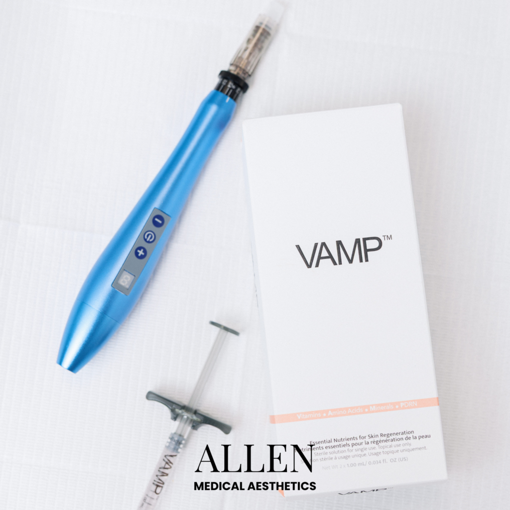 Salmon sperm DNA microneedling